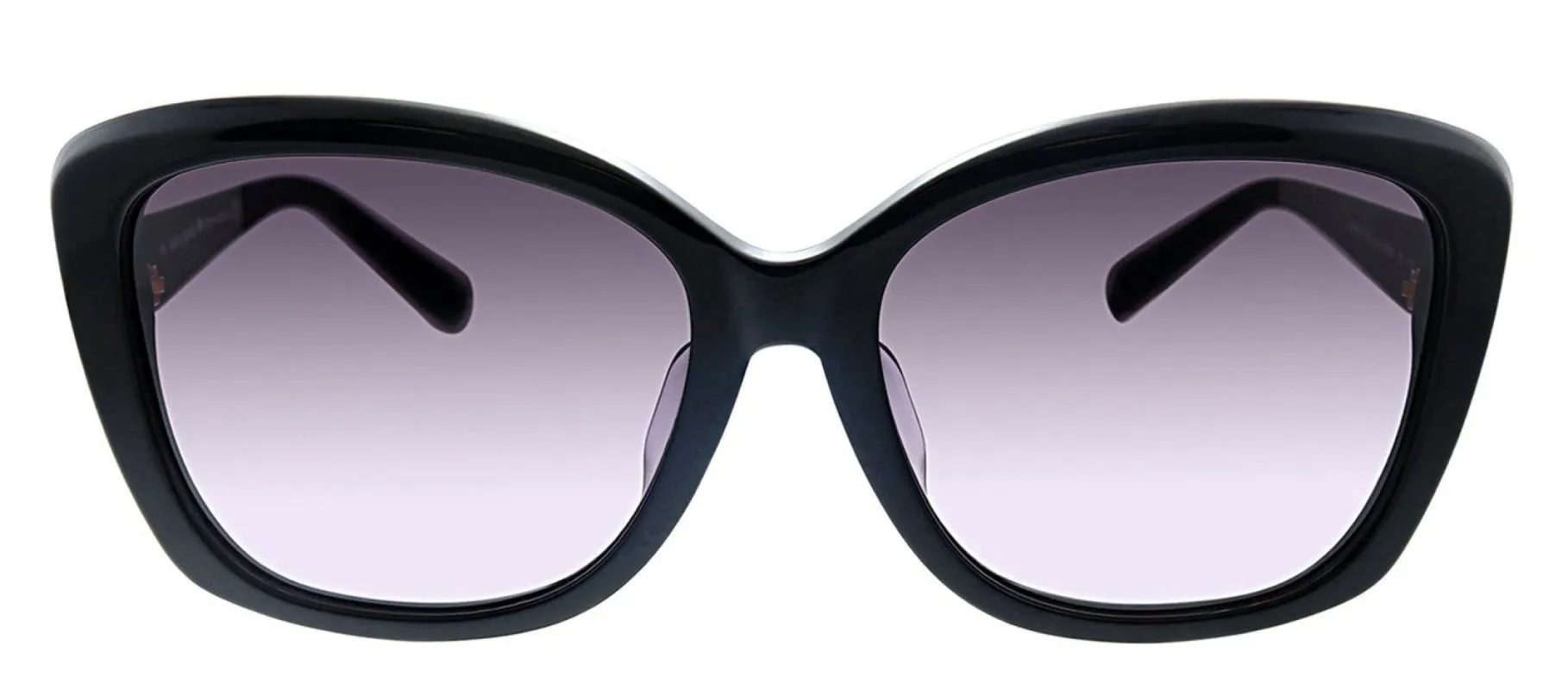 Kate Spade KS Tova/F/S 6JQ Oversized Plastic Black Sunglasses with Grey Gradient Lens made by Gaffos