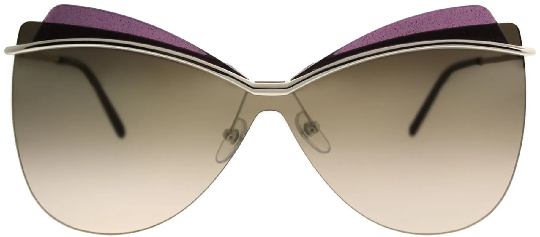 Marc Jacobs MARC 103 3YG ZV Cat-Eye Metal Gold Sunglasses with Gold Mirror Lens made by Gaffos