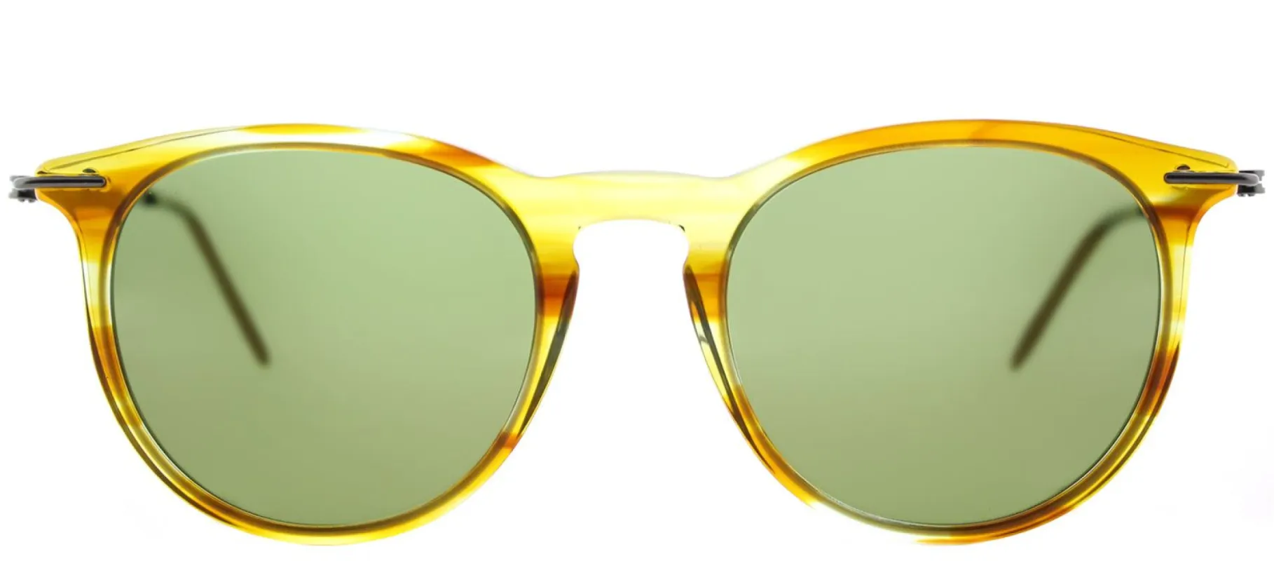 Tomas Maier TM 0006S 006 Round Plastic Tortoise/ Havana Sunglasses with Green Lens sold by Gaffos