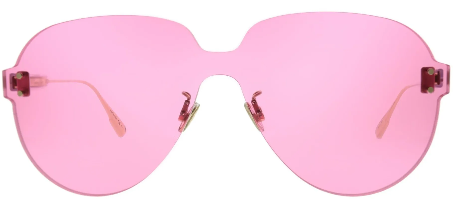 Dior CD ColorQuake3 MU1 U1 Aviator Plastic Pink Sunglasses with Pink Lens sold by Gaffos