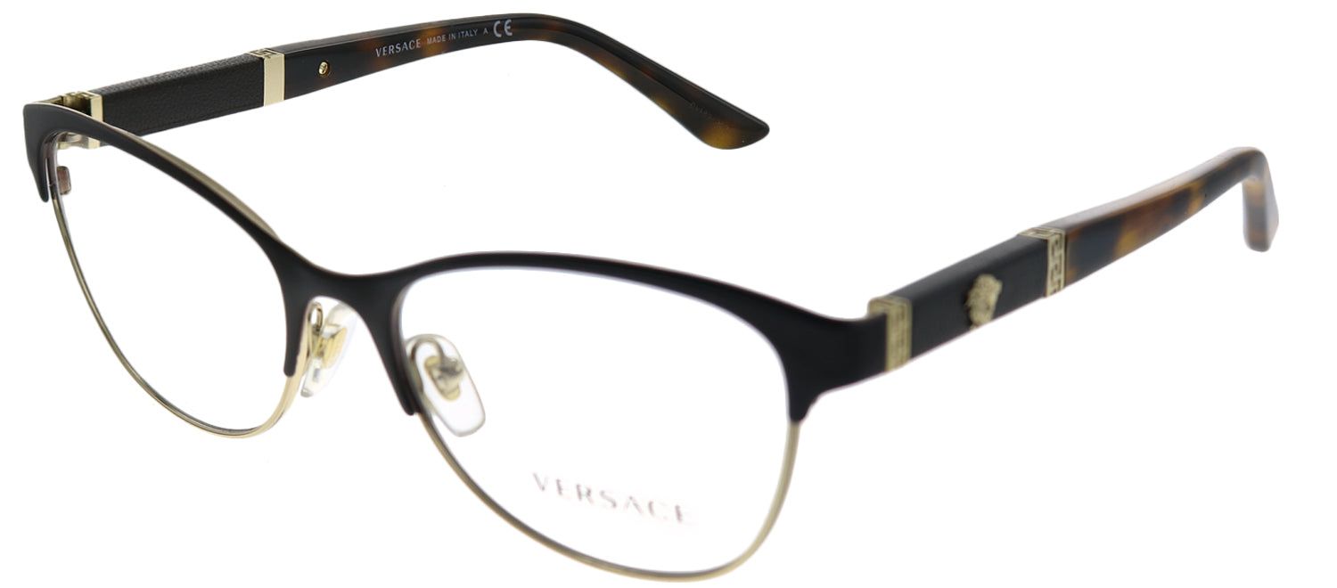 Versace VE 1233Q 1344 Cat-eye Metal Brown Eyeglasses with Demo Lens sold by Gaffos product image thumbnail 2