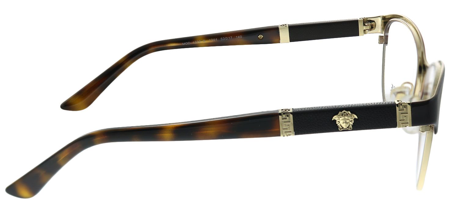 Versace VE 1233Q 1344 Cat-eye Metal Brown Eyeglasses with Demo Lens sold by Gaffos product image thumbnail 3