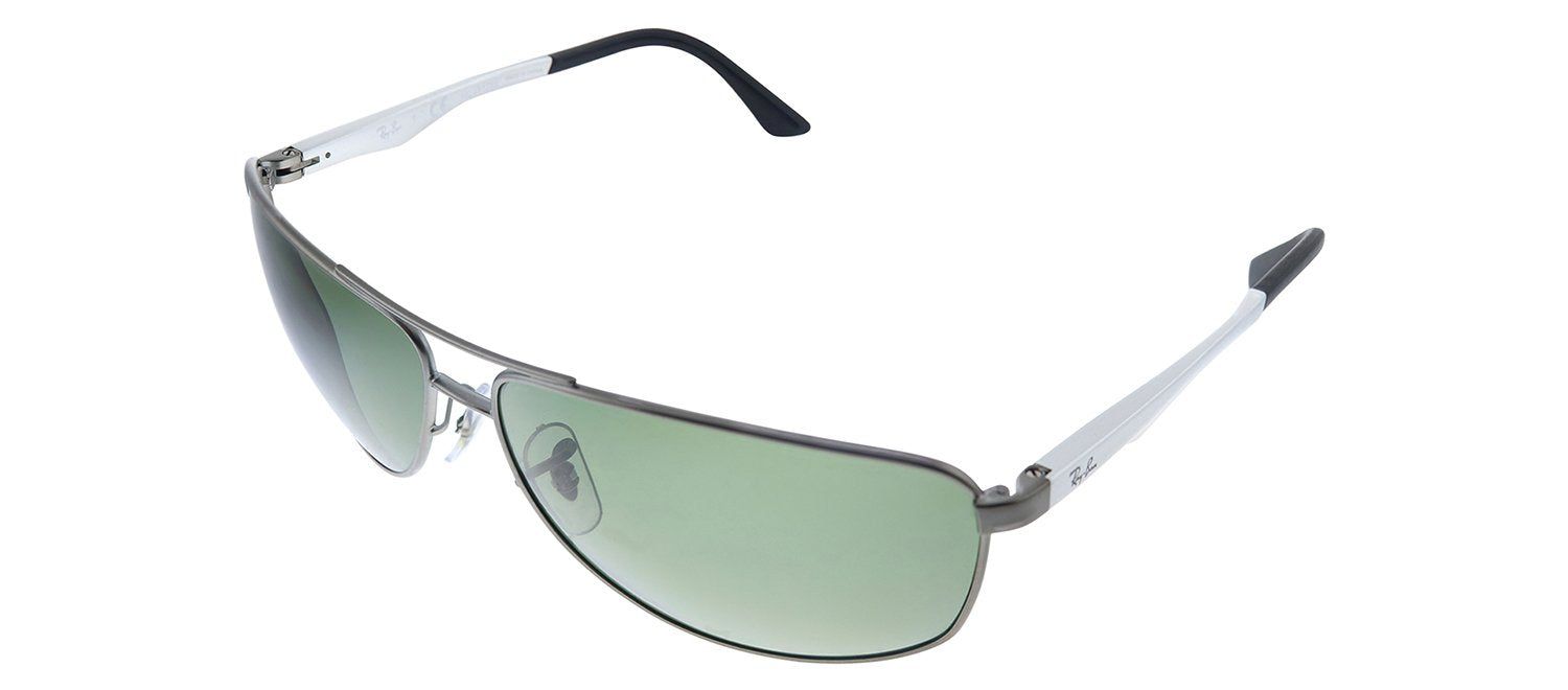 Ray-Ban RB 3506 029/9A Pilot Metal Gunmetal Sunglasses with Green Polarized Lens sold by Gaffos product image thumbnail 2