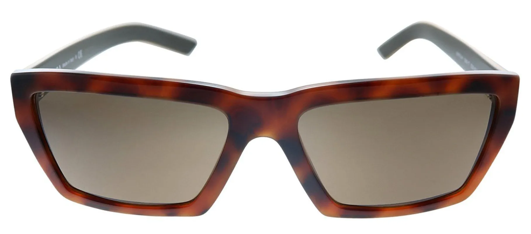 Prada PR 04VS 5258C1 Rectangle Plastic Havana Sunglasses with Brown Lens sold by Gaffos