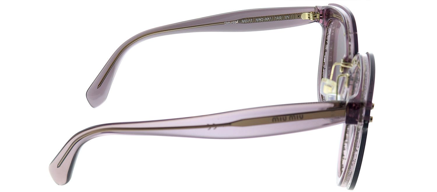 Miu Miu MU 03TS SRO6X1 Square Plastic Pink Sunglasses with Purple Lens sold by Gaffos product image thumbnail 3