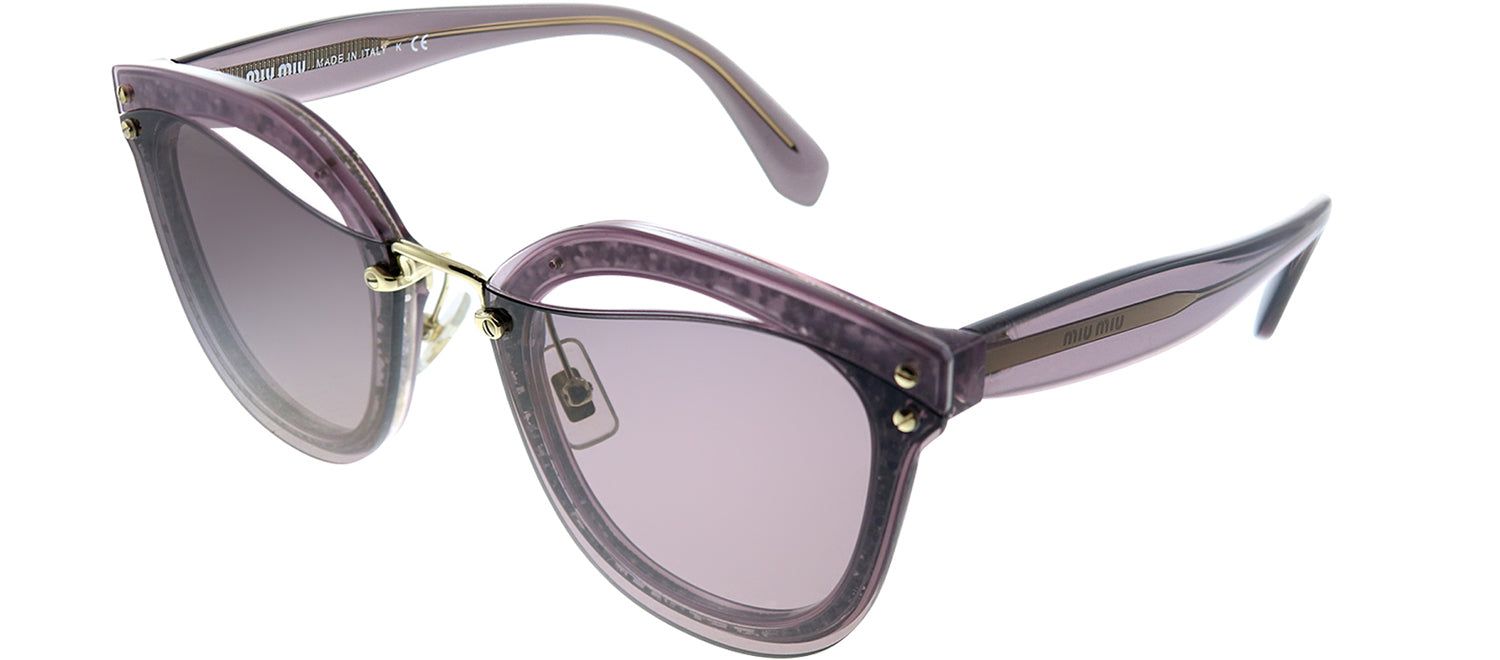 Miu Miu MU 03TS SRO6X1 Square Plastic Pink Sunglasses with Purple Lens sold by Gaffos product image thumbnail 2