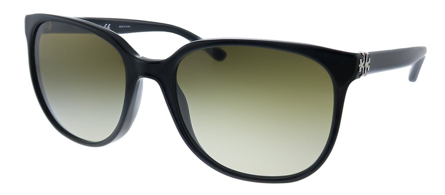 Tory Burch TY 7106 137713 Square Plastic Black Sunglasses with Brown Gradient Lens sold by Gaffos product image thumbnail 2