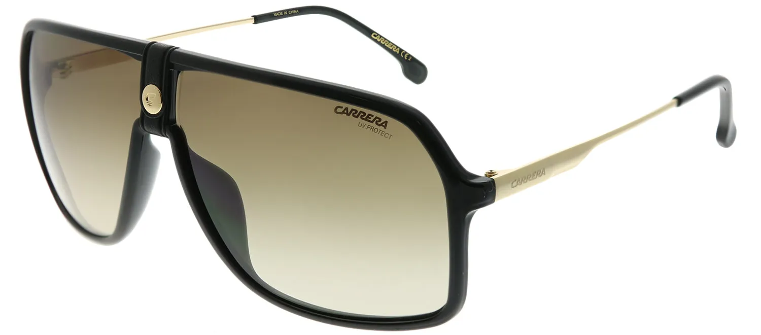 Carrera Navigator CA Carrera1019 807 HA Aviator Plastic Black Sunglasses with Brown Gradient Lens sold by Gaffos product image thumbnail 2