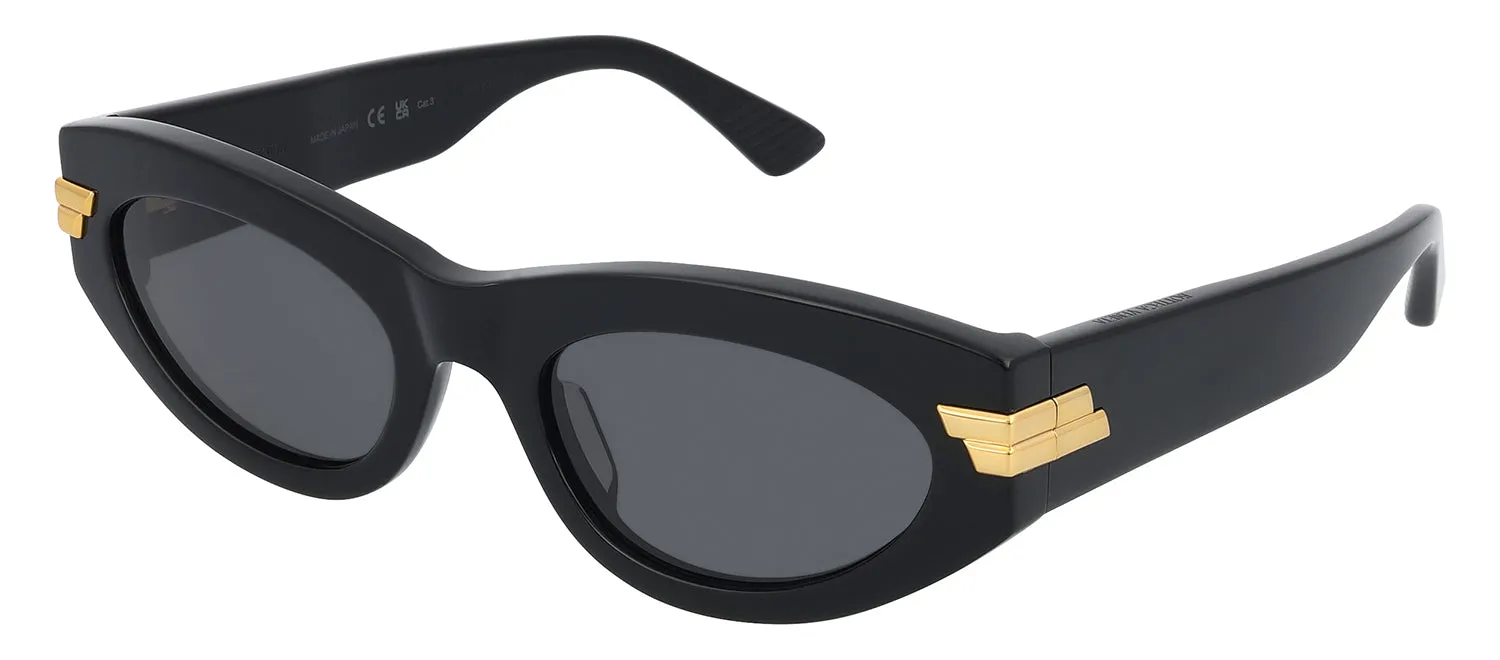 Bottega Veneta UNAPOLOGETIC BV 1189S 001 Oval Plastic Black Sunglasses with Grey Lens sold by Gaffos product image thumbnail 2