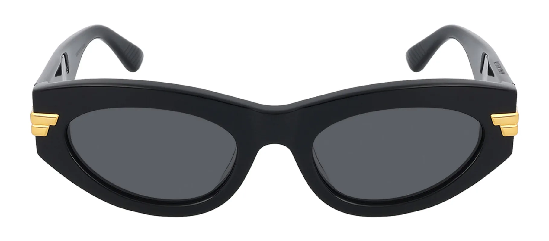 Bottega Veneta UNAPOLOGETIC BV 1189S 001 Oval Plastic Black Sunglasses with Grey Lens sold by Gaffos