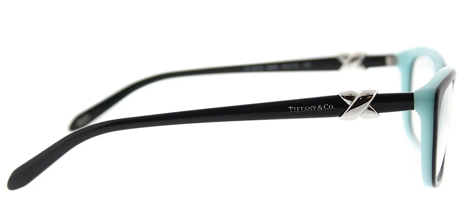 Tiffany & Co. TF 2074 8055 Cat-Eye Plastic Havana Eyeglasses with Logo Stamped Demo Lenses sold by Gaffos product image thumbnail 3