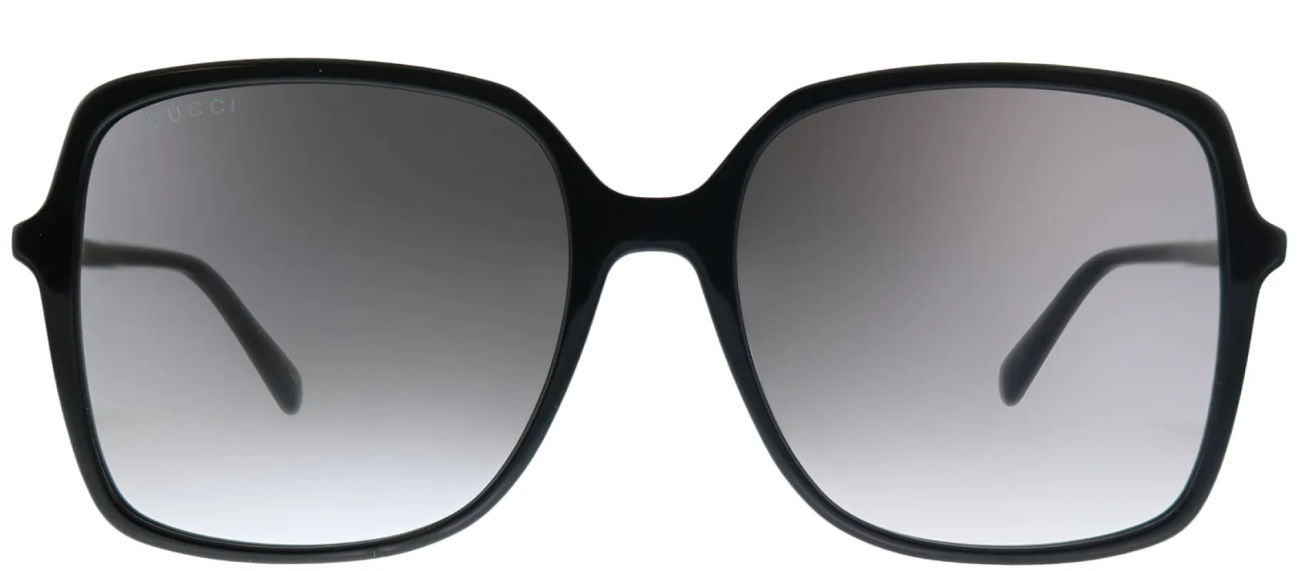 Gucci GG 0544S 001 Square Acetate Black Sunglasses with Grey Gradient Lens sold by Gaffos