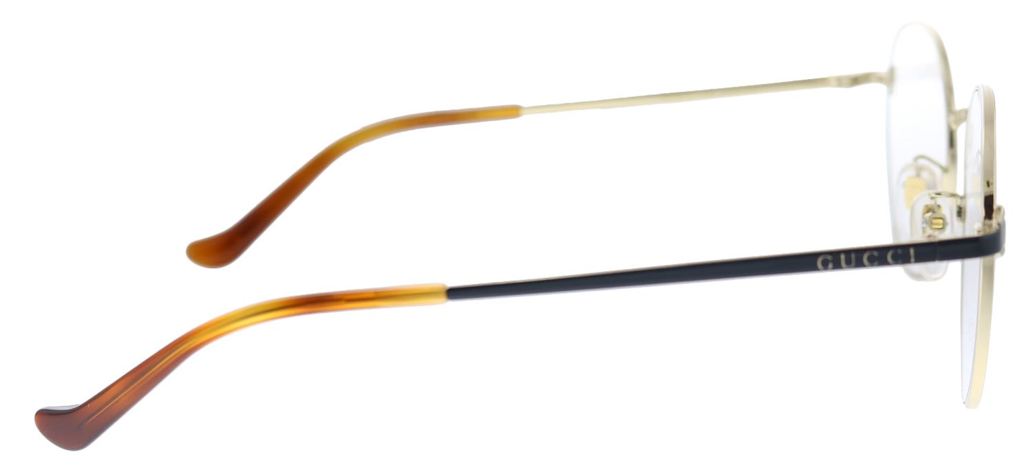 Gucci GG 0581O 005 Round Metal Gold Eyeglasses with Demo Lens sold by Gaffos product image thumbnail 3