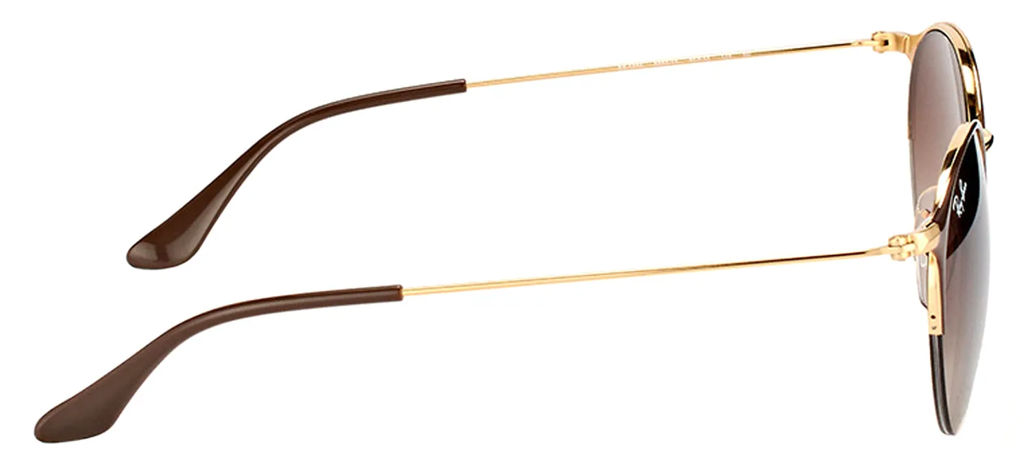 Ray-Ban RB 3578 900913 Round Metal Brown Sunglasses with Brown Gradient Lens sold by Gaffos product image thumbnail 3