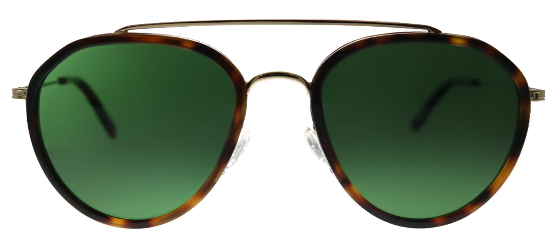 Original Penguin PE Shady TO Aviator Plastic Tortoise/ Havana Sunglasses with Green Polarized Lens sold by Gaffos