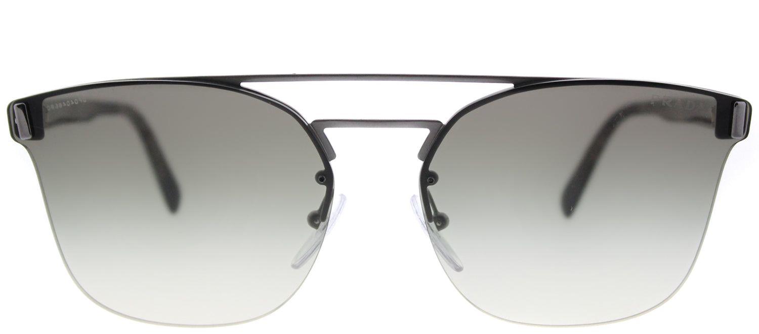 Prada PR 67TS 5AV0A7 Square Metal Ruthenium/ Gunmetal Sunglasses with Grey Gradient Lens sold by Gaffos