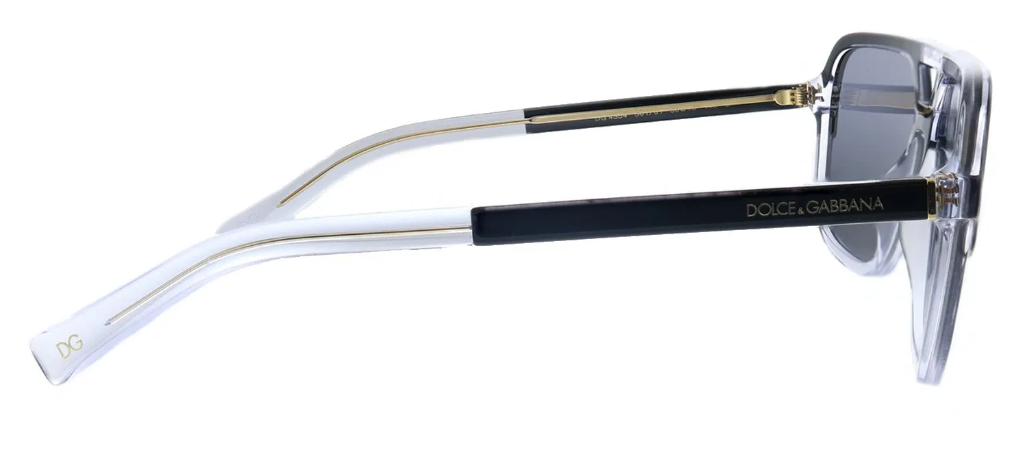 Dolce & Gabbana DG 4354 501/81 Square Plastic Black Sunglasses with Grey Polarized Lens sold by Gaffos product image thumbnail 3