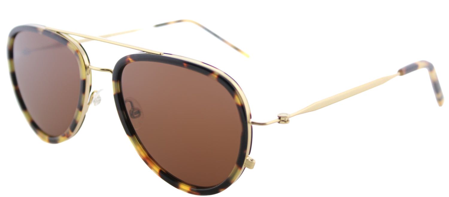 Tomas Maier TM 0009S 002 Aviator Plastic Tortoise/ Havana Sunglasses with Brown Lens sold by Gaffos product image thumbnail 2
