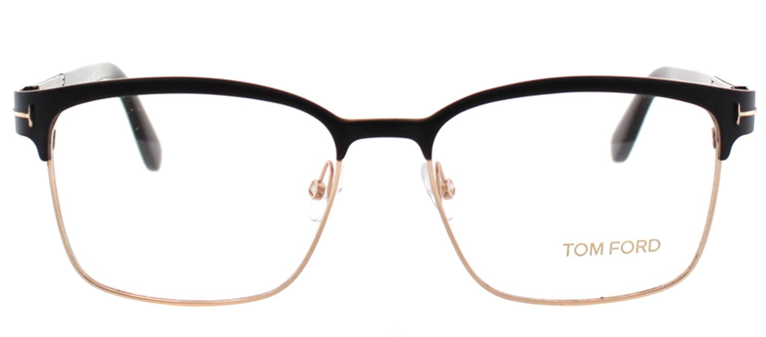Tom Ford FT 5323 002 Square Plastic Black Eyeglasses with Demo Lens sold by Gaffos