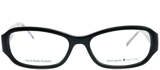 Kate Spade KS KARLY W81 51 Oval Plastic Black Eyeglasses with Demo Lens sold by Gaffos