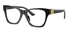 Versace VE 3341U GB1 Cat-Eye Plastic Black Eyeglasses with Logo Stamped Demo Lenses sold by Gaffos