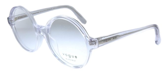 Vogue Eyewear VO 5395 W745 Round Plastic Clear Eyeglasses with Demo Lens sold by Gaffos