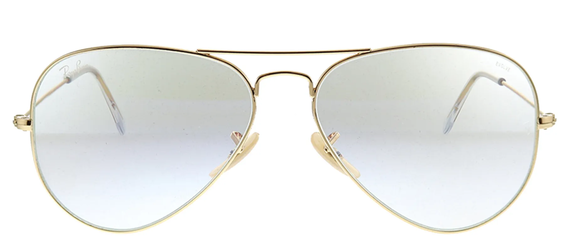 Ray-Ban RB 3025 001/5F Aviator Metal Gold Sunglasses with Grey Photochromatic Lens sold by Gaffos