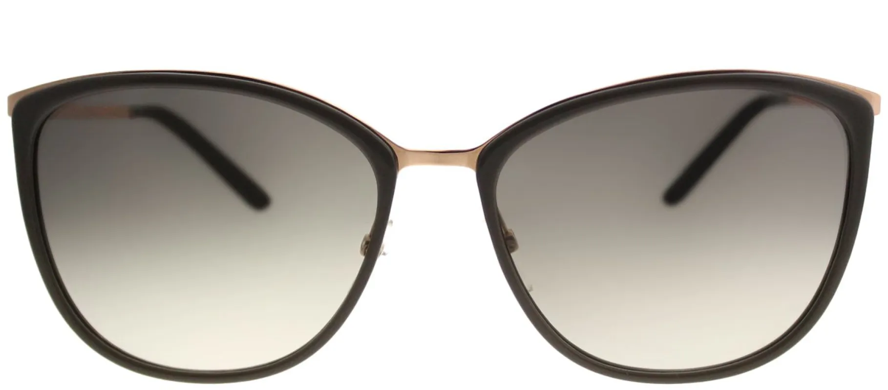 MaxMara MM ClassyI NOB YR Square Plastic Brown Sunglasses with Green Gradient Lens made by Gaffos