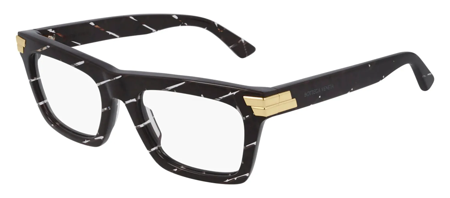 Bottega Veneta BV 1059O 003 Square Acetate Black Eyeglasses with Demo Lens sold by Gaffos