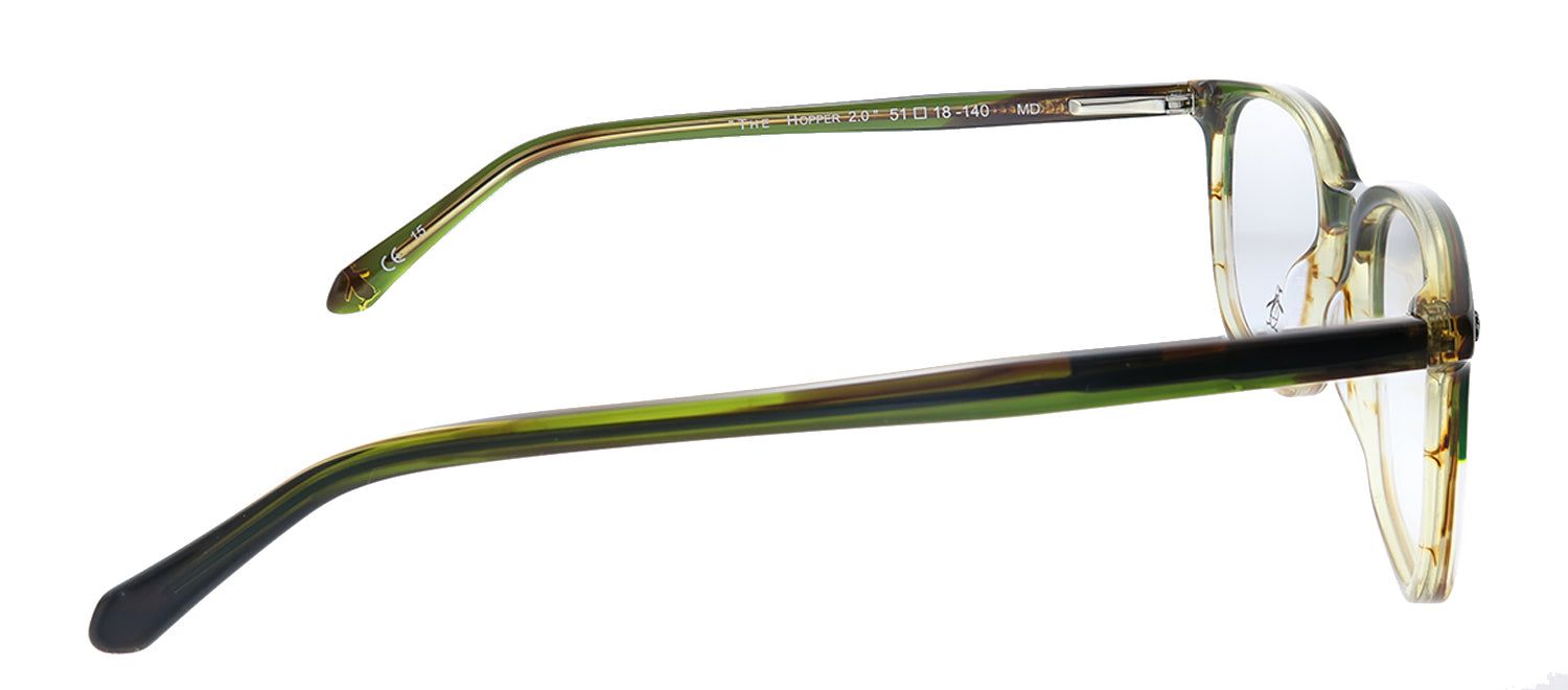 Original Penguin PE Hopper2.0 MD Square Plastic Green Eyeglasses with Demo Lens sold by Gaffos product image thumbnail 3