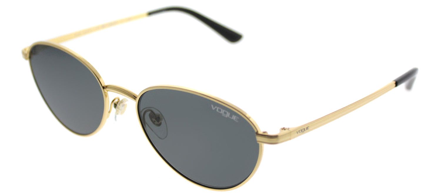 Vogue VO 4082S 280/87 Oval Metal Gold Sunglasses with Grey Lens sold by Gaffos product image thumbnail 2