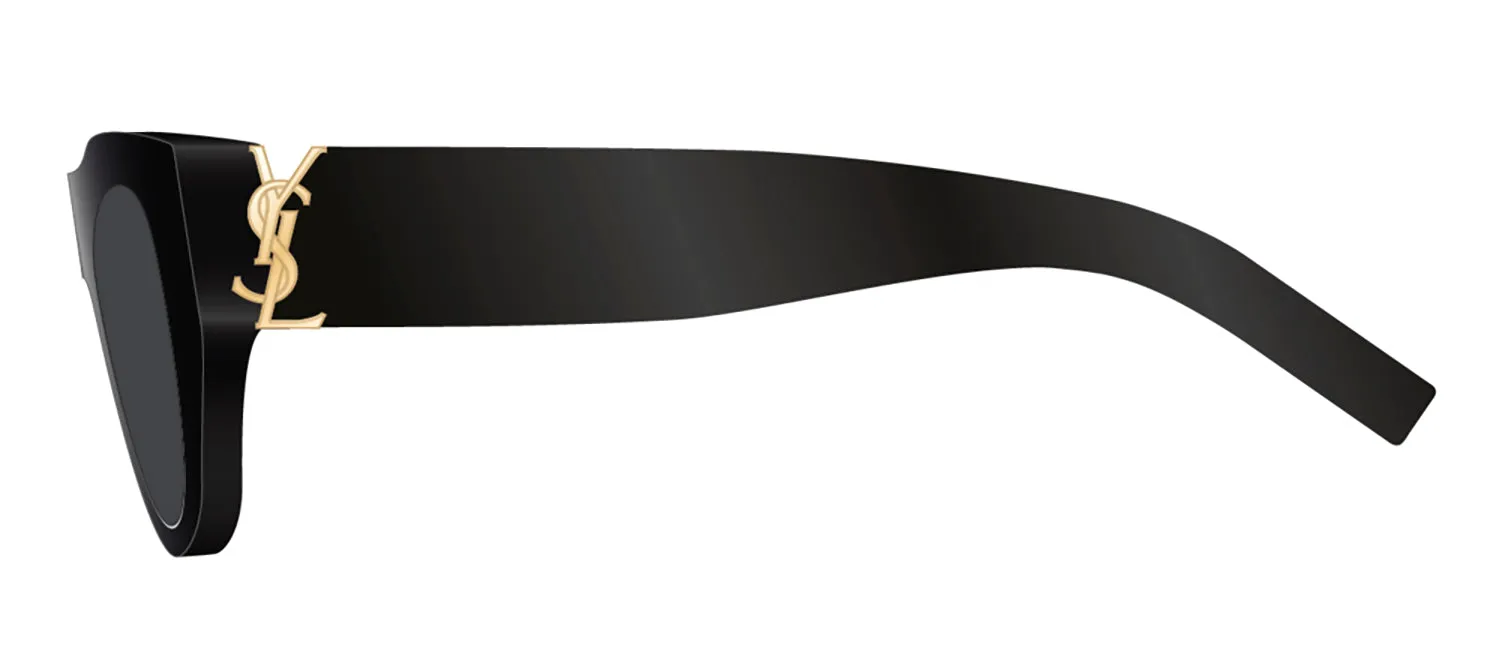 Saint Laurent SL M94 001 Cat-Eye Acetate Black Sunglasses with Grey Lens sold by Gaffos product image thumbnail 3