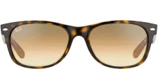 Ray-Ban New Wayfarer RB 2132 710/51 Wayfarer Plastic Brown Sunglasses with Brown Gradient Lens sold by Gaffos