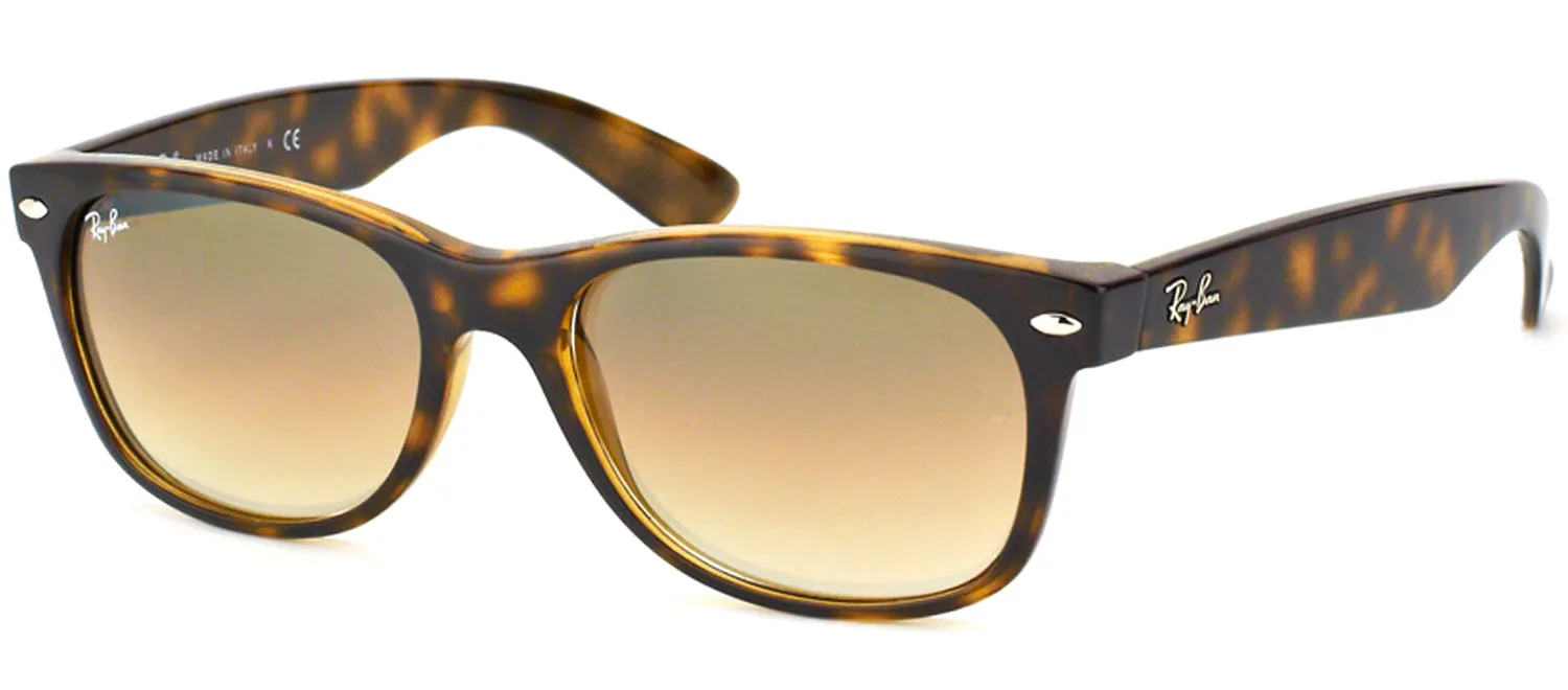 Ray-Ban New Wayfarer RB 2132 710/51 Wayfarer Plastic Brown Sunglasses with Brown Gradient Lens sold by Gaffos product image thumbnail 2