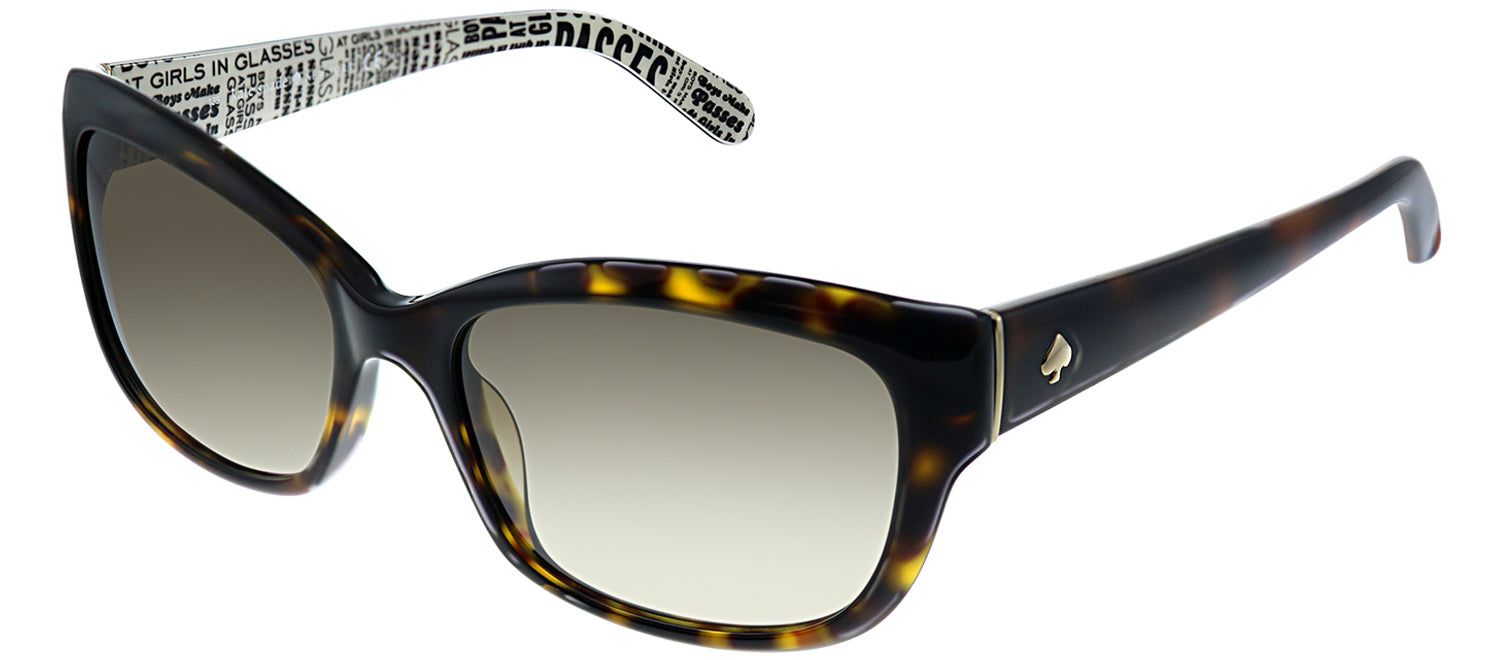 Kate Spade KS Johanna 086 Cat-eye Plastic Tortoise/ Havana Sunglasses with Brown Gradient Lens sold by Gaffos product image thumbnail 2