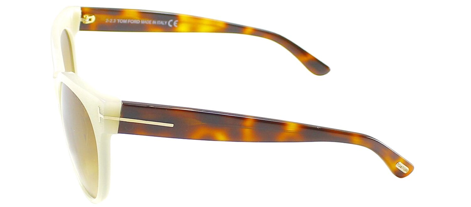 Tom Ford TF 330 20F Cat-Eye Plastic Ivory Sunglasses with Brown Gradient Lens sold by Gaffos product image thumbnail 3