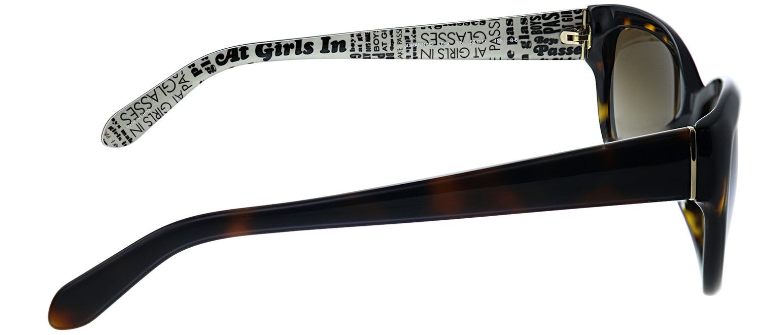 Kate Spade KS Johanna 086 Cat-eye Plastic Tortoise/ Havana Sunglasses with Brown Gradient Lens sold by Gaffos product image thumbnail 3