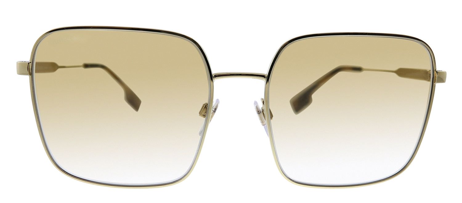 Burberry BE 3119 131313 Square Metal Gold Sunglasses with Brown Gradient Lens sold by Gaffos