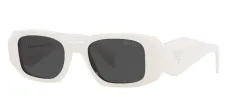 Prada PR 17WSF 1425S0 Rectangle Plastic White Sunglasses with Grey Lens sold by Gaffos