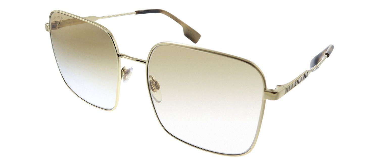Burberry BE 3119 131313 Square Metal Gold Sunglasses with Brown Gradient Lens sold by Gaffos product image thumbnail 2