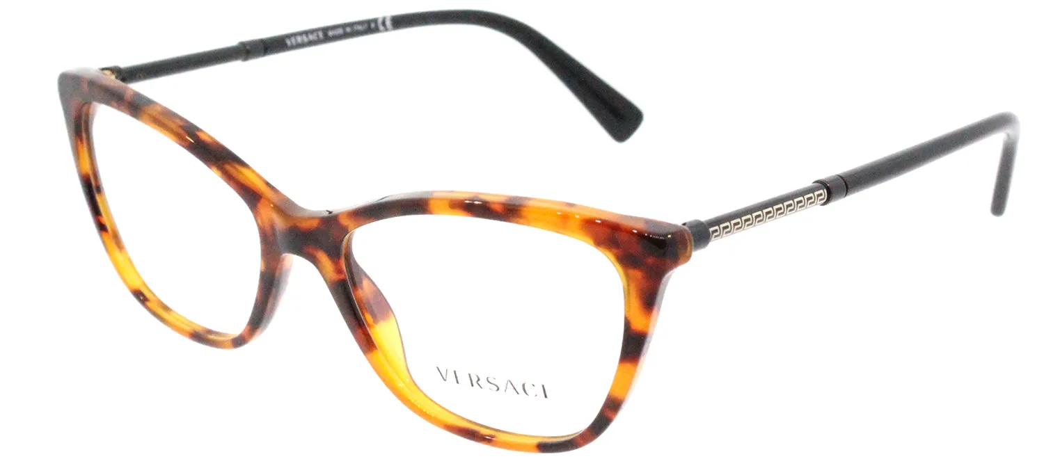 Versace VE 3248 5074 Cat-Eye Plastic Tortoise/ Havana Eyeglasses with Demo Lens sold by Gaffos product image thumbnail 2
