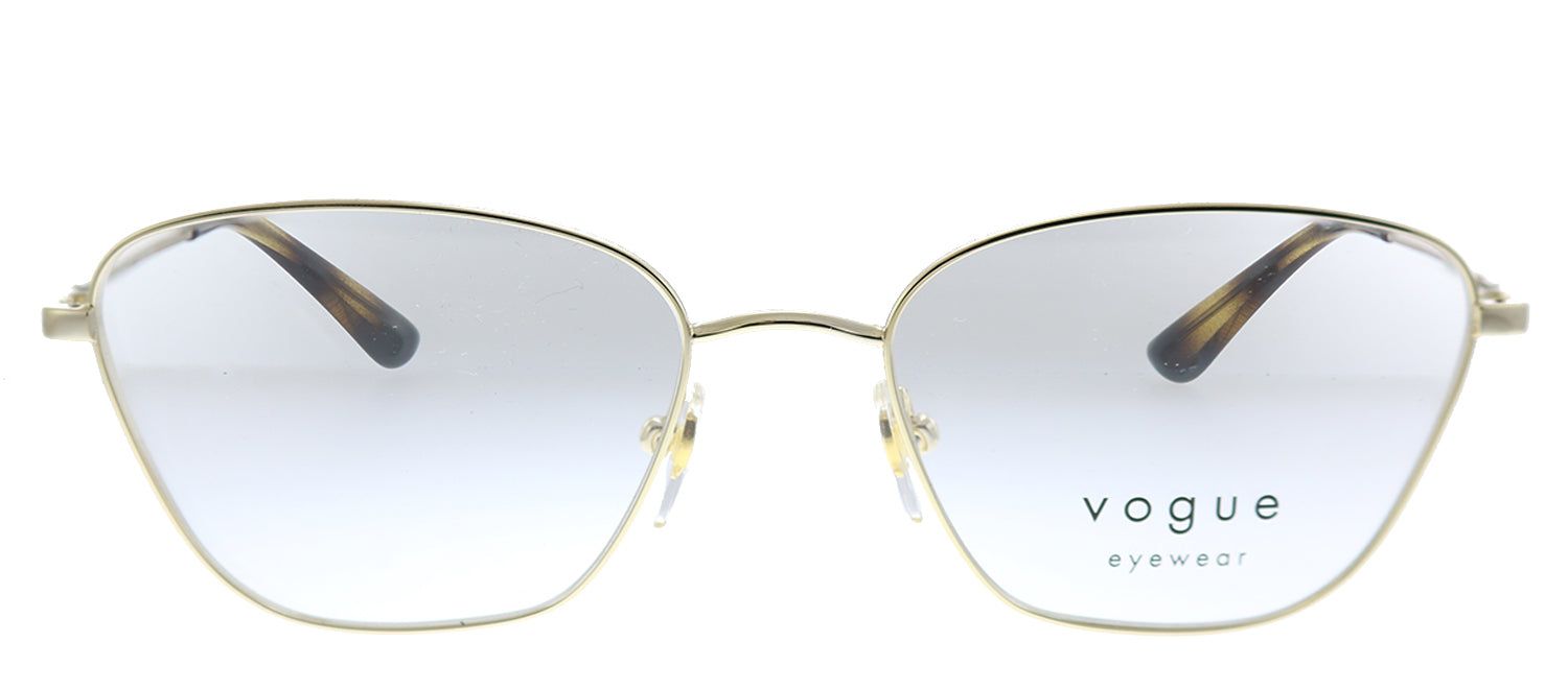 Vogue Eyewear VO 4163 848 Square Metal Gold Eyeglasses with Demo Lens sold by Gaffos