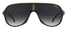 Carrera CA Safari65/N 807_9O Shield Plastic Black Sunglasses with Grey Gradient Lens sold by Gaffos