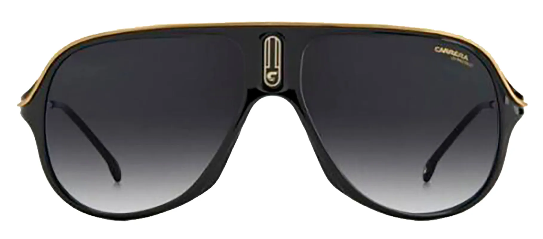 Carrera CA Safari65/N 807_9O Shield Plastic Black Sunglasses with Grey Gradient Lens sold by Gaffos