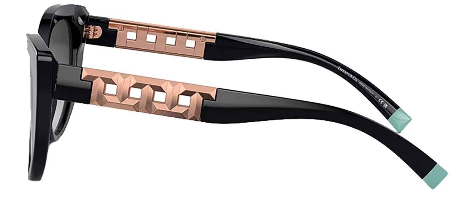 Tiffany & Co. TF 4196 80013C Cat-Eye Plastic Black Sunglasses with Grey Gradient Lens sold by Gaffos product image thumbnail 3