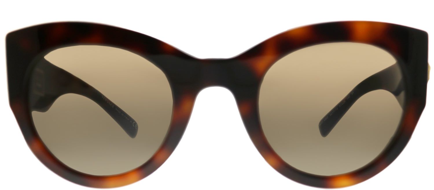 Versace VE 4353 521773 Cat-Eye Plastic Tortoise/ Havana Sunglasses with Brown Lens sold by Gaffos