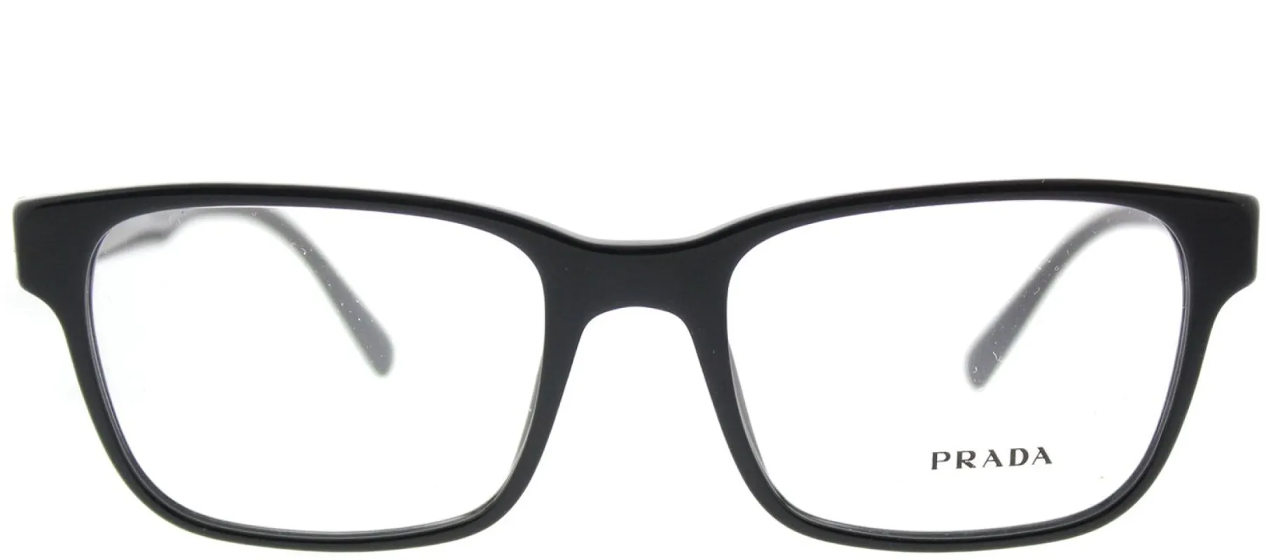 Prada PR 06UV 1AB1O1 Rectangle Plastic Black Eyeglasses with Demo Lens sold by Gaffos