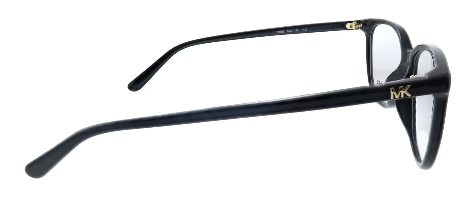 Michael Kors Santa Clara MK 4067U 3005 Square Plastic Black Eyeglasses with Demo Lens sold by Gaffos product image thumbnail 3