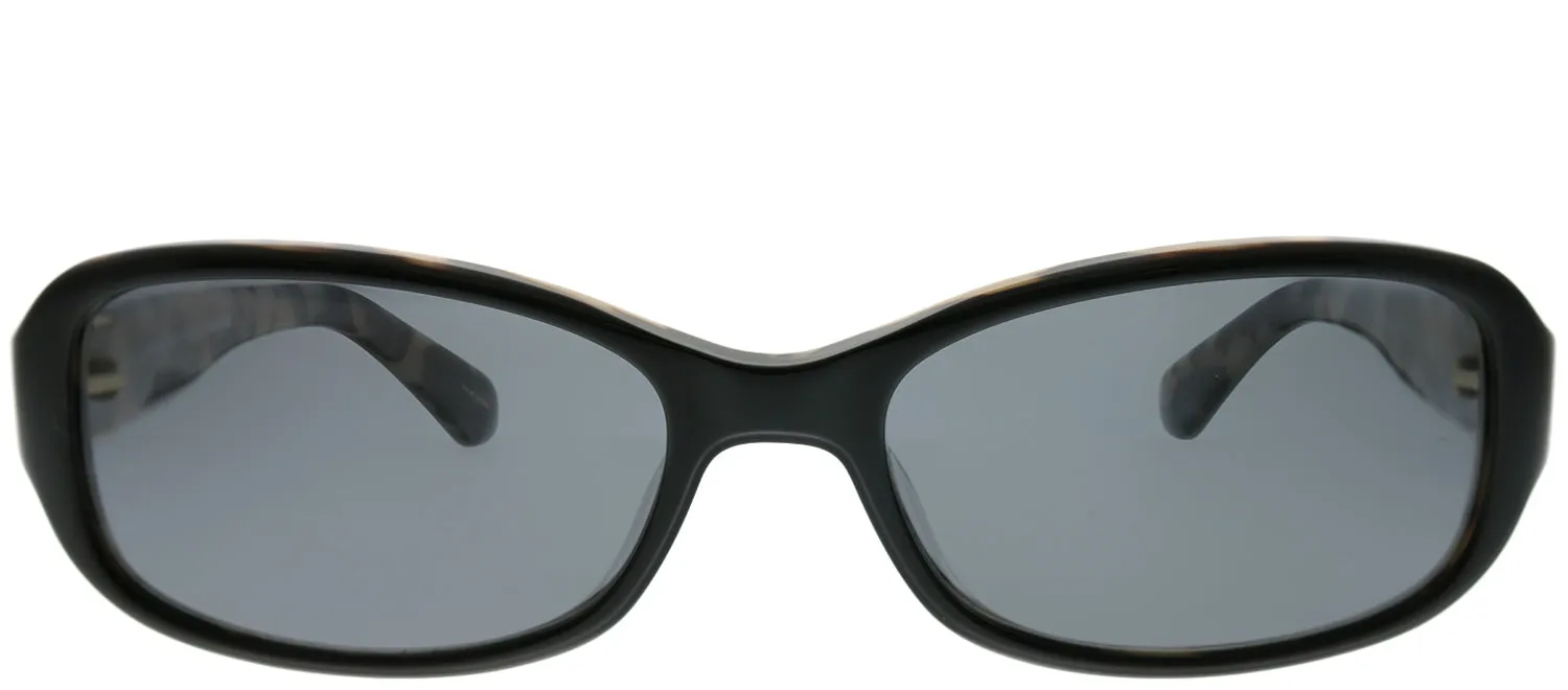 Kate Spade KS Paxton2 WR7 M9 Oval Plastic Tortoise/ Havana Sunglasses with Grey Polarized Lens sold by Gaffos