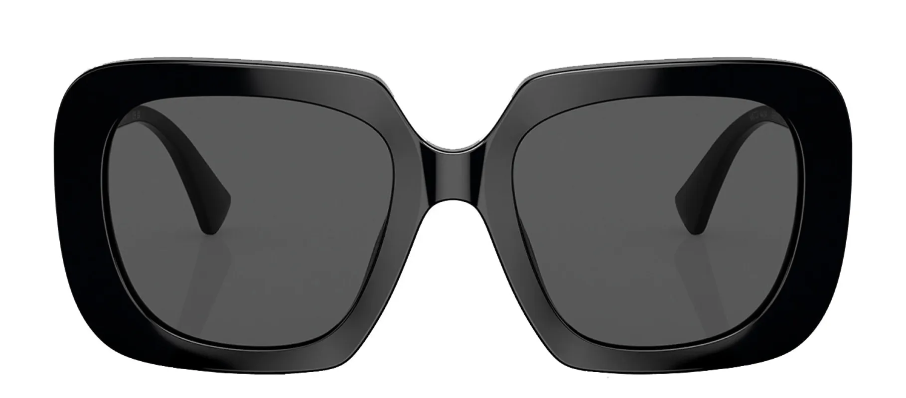 Versace VE 4434 GB1/87 Square Plastic Black Sunglasses with Grey Lens sold by Gaffos